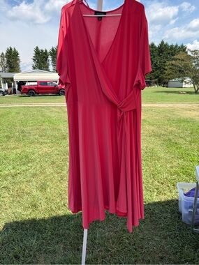 Perceptions Size 3x Coral Pink Dress